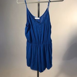 Lush Blue Romper size medium